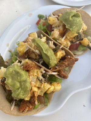 Vegan chorizo  at La Muñeca in Nazare