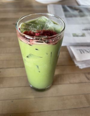 Iced fairy duster  at Presta Coffee Roasters in Tucson