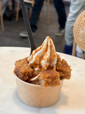 Apple Fest Special-apple cider cake and caramel drizzle  at VACA'S in Chicago