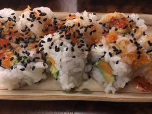 Vegan Sushi! at Aonami Sushi in Chico