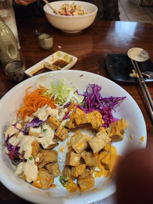 Jeanie bowl 🍜 at Aonami Sushi in Chico