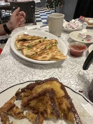 The vegan bfast quesadillas were fantastic!  at The Local's Spot in Egg Harbor
