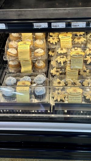 Vegan desserts 😁  at Winter Ridge Natural foods Market in Sandpoint