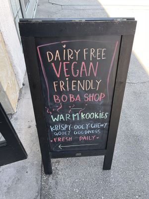 cute signs  at Magik Milk in Alhambra