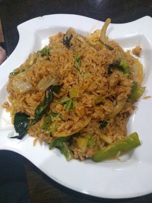 Basil Fried Rice at Eastern House in Terre Haute