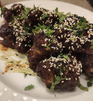 Korean cauliflower wings at Red Antler in Vernon