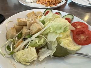 Tofu salad  at Green Kitchen in Chumphon