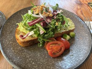 Avo on toast   at Cafe Nerd in Gyeongju