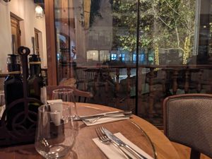 Ambience at Hanul Lui Manuc in Bucharest