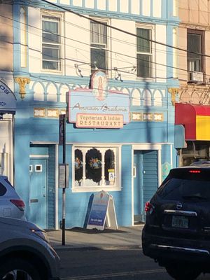 Front door  at Annam Brahma in Jamaica