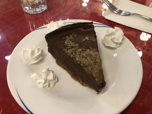 Dark Belgium chocolate vegan cake  at Annam Brahma in Jamaica
