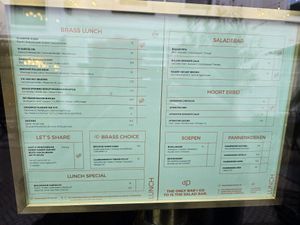 No vegan dishes on menu ... at De Brass Goes in Goes