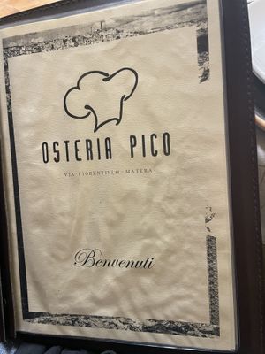   at Osteria Pico in Matera