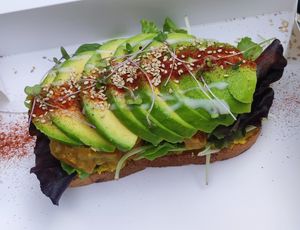 Martha vegan toast at Vica in Verona