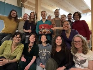 A few of the attendees.  at Maastricht goes Vegan in Maastricht