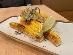 Street corn elote   at Luuna - Soul Cantina in Noosaville