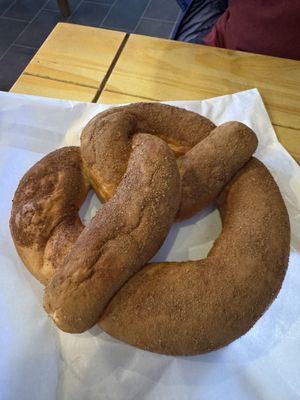 Cinnamon Bagel  at M & F Bakery in Milton Keynes