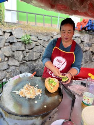   at Mama's Sandwich Burgers & Pancakes  in Vang Vieng