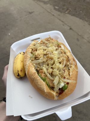   at Mama's Sandwich Burgers & Pancakes  in Vang Vieng