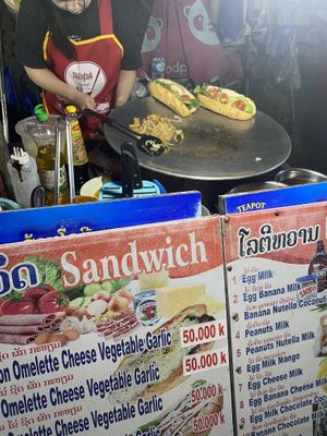   at Mama's Sandwich Burgers & Pancakes  in Vang Vieng