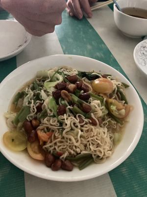 Sour tasting noodles  at Chepa Phon Phan Restaurant - ຮ້ານອາຫານເຈປ້າພອນພັນ in Luang Prabang