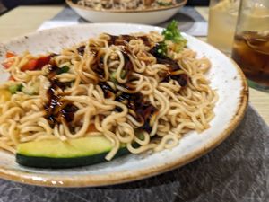 Yasi yaki noodles at UDON - Viapol in Sevilla