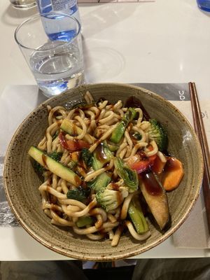 Vegan udon noodles  at UDON - Viapol in Sevilla