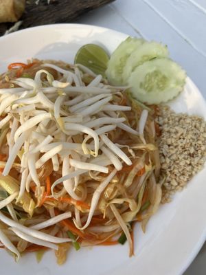 Pad thai  at Coco Locco in Koh Phangan