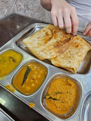 Masala Dosa at Hotel Saumiya in Kandy