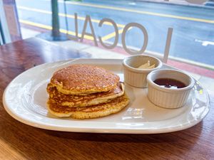 Pancakes.  at Solar Harvests in East Greenville
