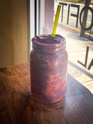 Smoothie at Solar Harvests in East Greenville