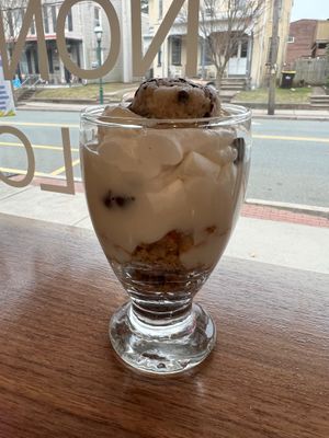 Dessert parfait at Solar Harvests in East Greenville