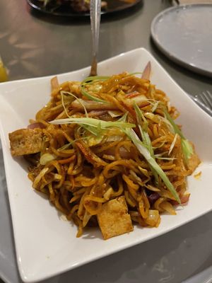 Chow mein with tofu  at Vermilion in Chicago