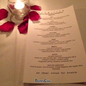 vegetarian tasting menu, made vegan by request at Vermilion in Chicago