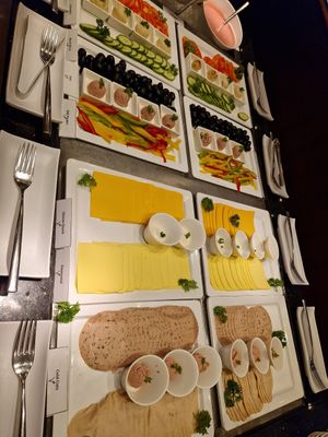 Breakfast buffet at Vegan Travel - Vegan Cruises & Tours in Muenster