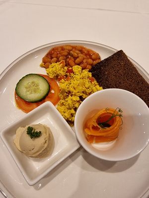 Buffet breakfast at Vegan Travel - Vegan Cruises & Tours in Muenster
