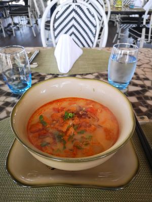 Tom Yum Soup at Vegan Travel - Vegan Cruises & Tours in Muenster