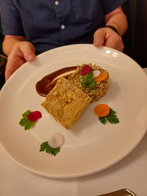 Pumpkin seed and tempeh at Vegan Travel - Vegan Cruises & Tours in Muenster