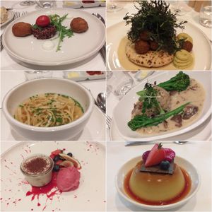 Selection of dishes from the 2019-2020 new years eve cruise at Vegan Travel - Vegan Cruises & Tours in Muenster