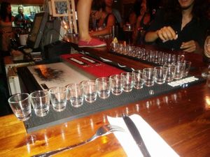 CHASERS ON THE BAR at HaBar-Kayma in Tel Aviv