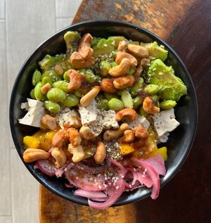 Poke de tofu at Honua Poke in Puerto Viejo De Talamanca