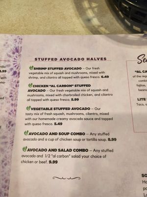 Menu at Las Palapas - Walzem in Windcrest