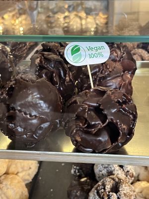 Chocolate Schneeballen   at Backerei Striffler in Rothenburg Ob Der Tauber