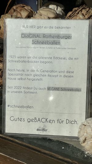   at Backerei Striffler in Rothenburg Ob Der Tauber