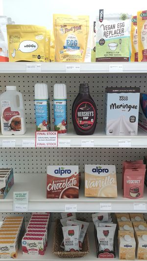 egg replacement, dessert-related products at Vegan Grocery Store in Sydney