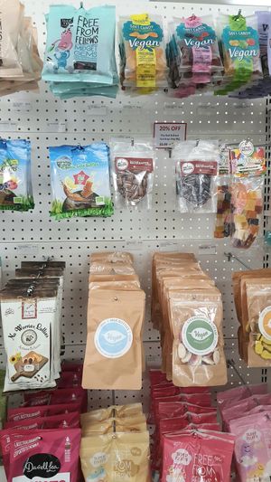 candy and others sweets at Vegan Grocery Store in Sydney