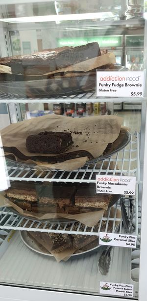 fresh brownies at Vegan Grocery Store in Sydney