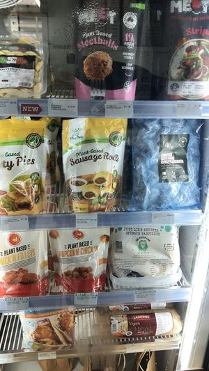 vegan meat alternatives at Vegan Grocery Store in Sydney