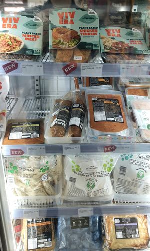 vegan meat alternatives at Vegan Grocery Store in Sydney