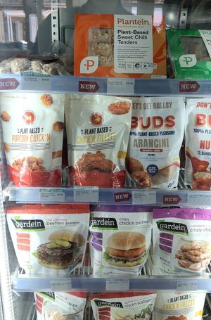 vegan meat alternatives at Vegan Grocery Store in Sydney